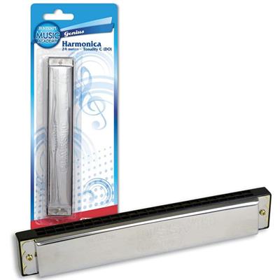ARMONICA METALLO C/VOCI MET. 24 NOTE