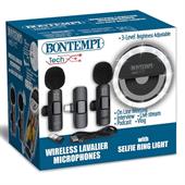 ANELLO DI LUCE C/2 MICROFONI WIRELESS