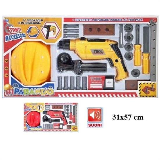 SET ATTREZZI MECCANICO C/CASCO