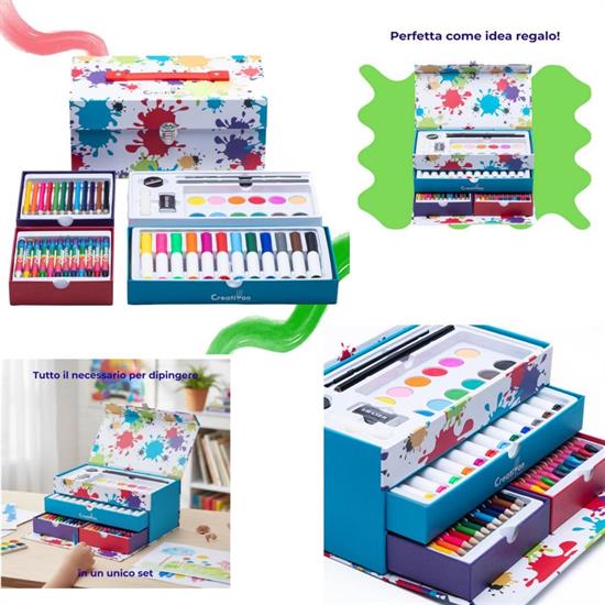 SET ARTISTICO VALIGETTA 54Pz