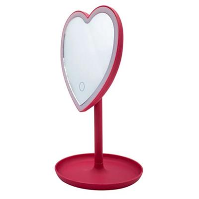 SPECCHIO TRUCCO CUORE LED