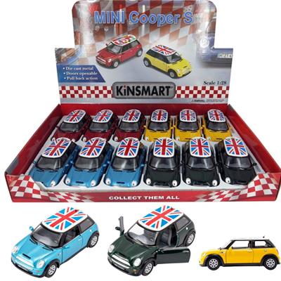 MINI COOPER S CAR W/UK FLAG