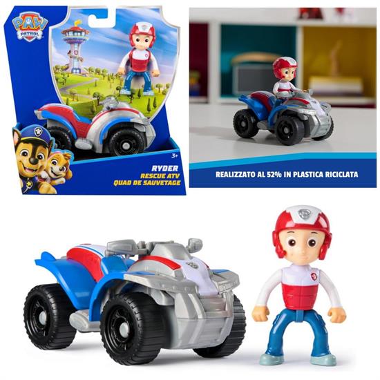 PAW PATROL VEICOLO C/PERS.RYDER