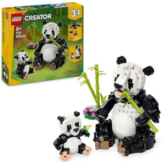 ANIMALI SELVATICI FAMIGLIA DI PANDA