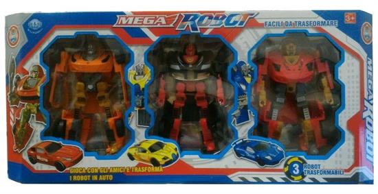 SET 3 ROBOT TRASFORMER