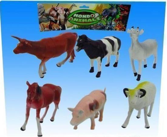 BUSTA ANIMALI FATTORIA 6Pz