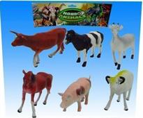 BUSTA ANIMALI FATTORIA 6Pz