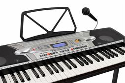 PIANOLA 54 TASTI C/MICROF.