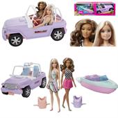 MOTOSCAFO/JEEP  BARBIE C/BAMBOLA GXD66