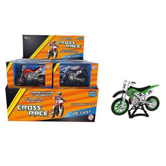 MOTO CROSS METALLO DISPLY 8Pz