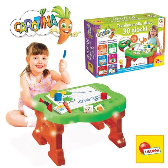 CAROTINA TAVOLINO MOLTO ATTIVO 30 GIOCHI