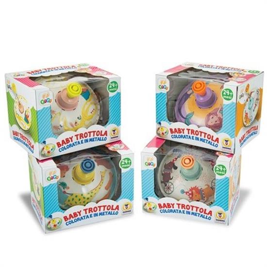 TROTTOLA METALLO COLORATA