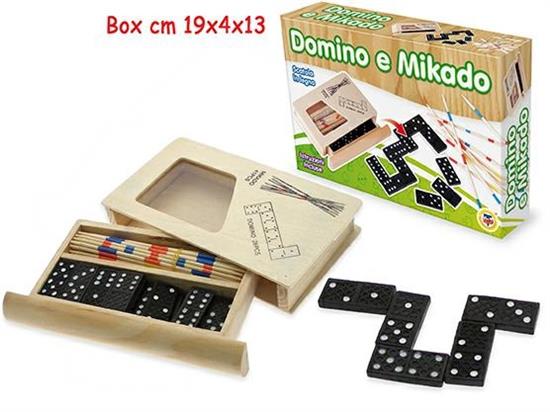 DOMINO E MIKADO IN LEGNO