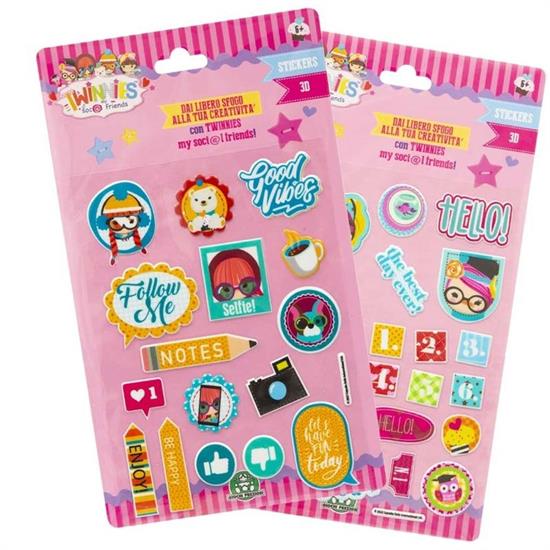 TWINNIES STICKERS 3D TNN05000