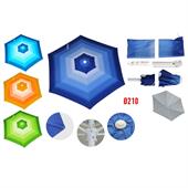 OMBRELLONE ELISEO OXFORD 220 SPALMATO ANTI VENTO C\SACCA