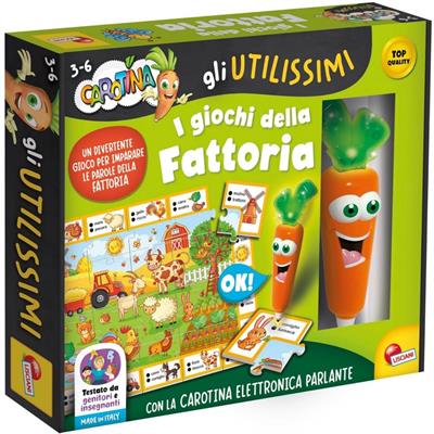 CAROTINA PENNA PARLANTE GIOCHI FATTORIA
