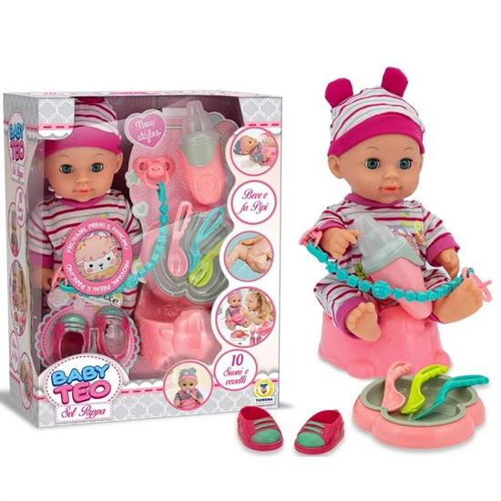 BAMBOLOTTO C/VOCE E SET PAPPA