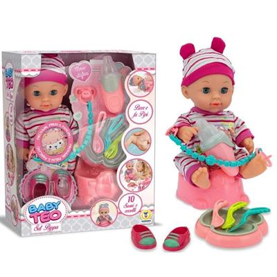 BAMBOLOTTO C/VOCE E SET PAPPA