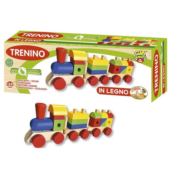 TRENINO IN LEGNO