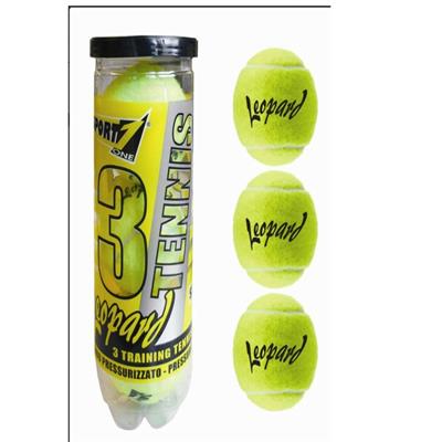 TUBO 3 PALLE TENNIS LEOPARD