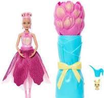 BARBIE FLOWER REVEAL TULIPANO ROSA JMF57