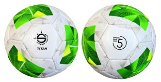 PALLONE CALCIO CUOIO TITAN SGONFIO