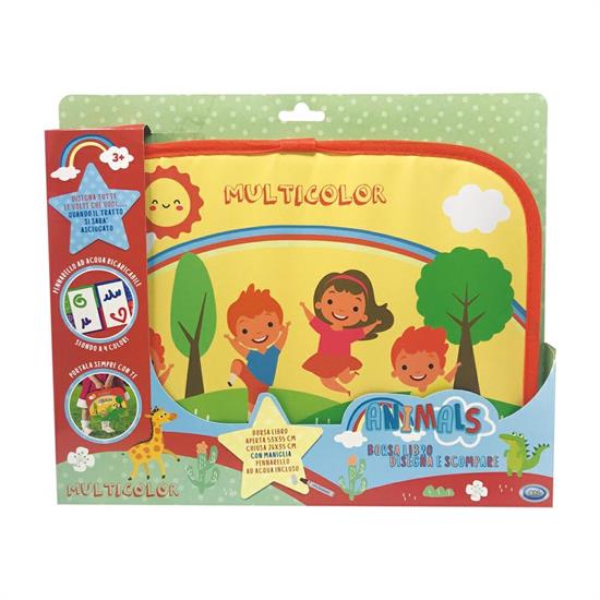 BORSA LIBRO DISEGNA AD ACQUA