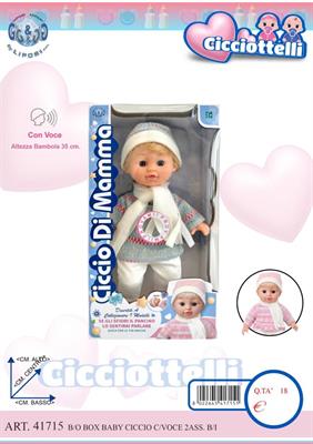 BAMBOLOTTO BABY CICCIO C/VOCE