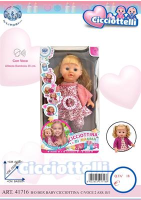 BAMBOLA BABY CICCIOTTINA C/VOCE